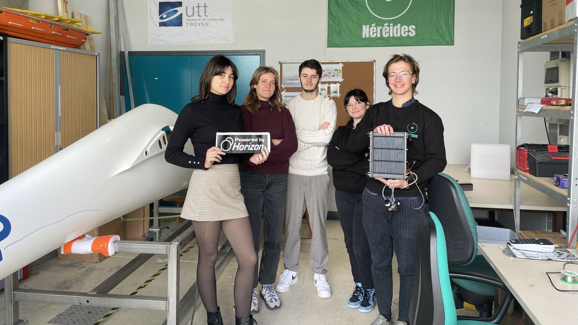 Fuel Cell Boat Students